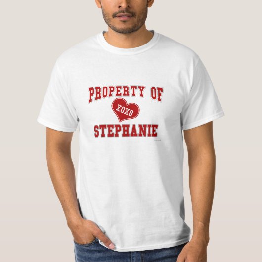 Stephanieの特性 Tシャツ (正面)