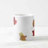 "Stephanieスティーヴンス著雪の葉"の元の芸術 コーヒーマグカップ (中央)