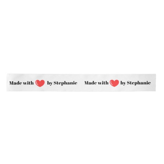 Stephanie製❤️。 サテンリボン (正面)