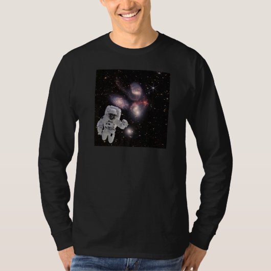 Stephanu2019s宇宙飛行士Quintet Webb宇宙テレ Tシャツ (正面)