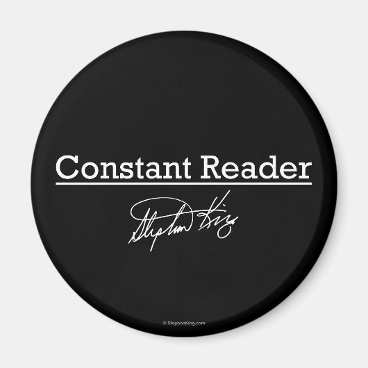 Stephen King、Constant Reader マグネット (正面)