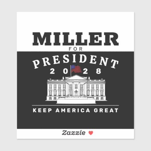 STEPHEN MILLER 2028 シール (シート)