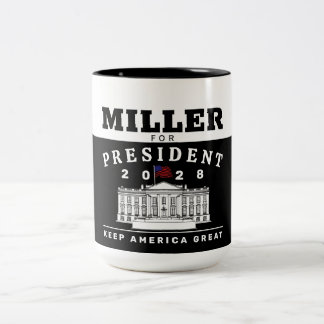 STEPHEN MILLER 2028 ツートーンマグカップ