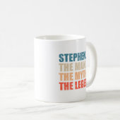 Stephen The Man The Myth The Legend コーヒーマグカップ (正面右)