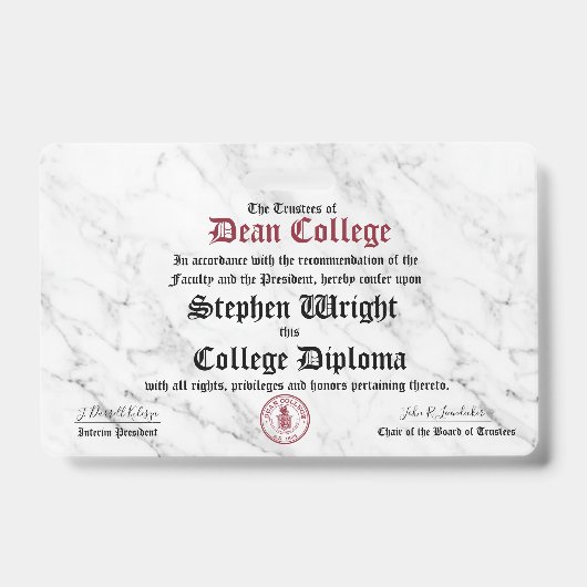 Stephen Wright バッジ (正面)