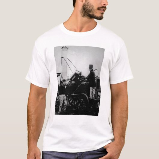 Stephensonのロケット1929年のレプリカ Tシャツ (正面)