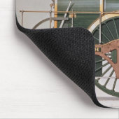 Stephensonの「北極星」の蒸気機関1837年 マウスパッド (コーナー)