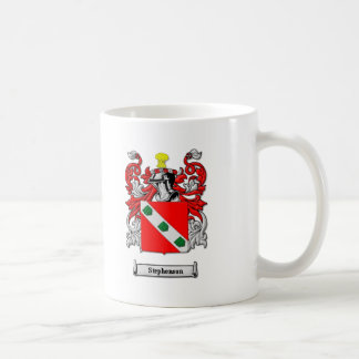Stephenson家族の紋章付き外衣 コーヒーマグカップ
