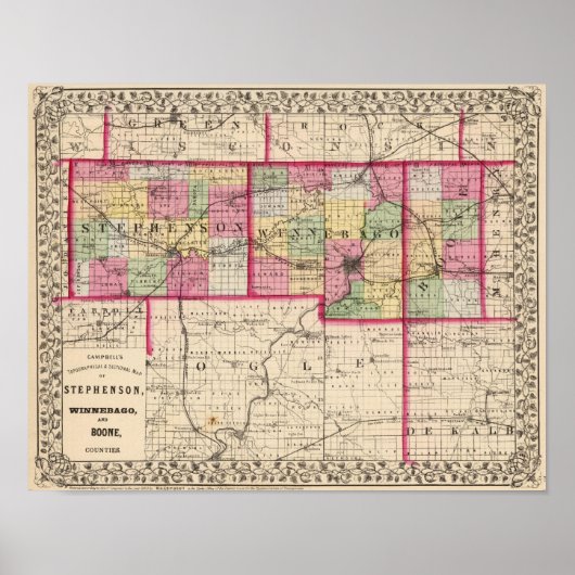 Stephenson, Winnebago, Boone郡 ポスター (正面)