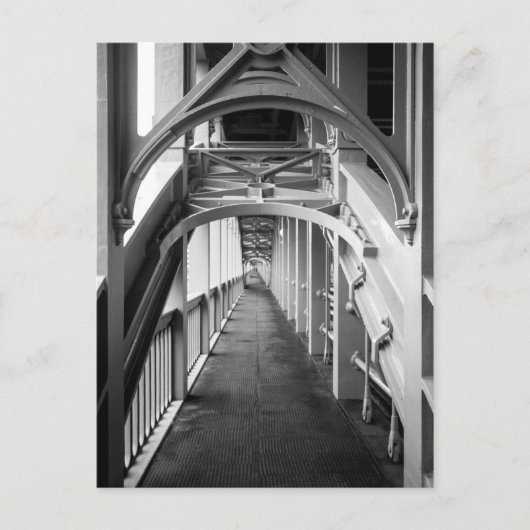 Stephensonsハイレベルブリッジ、ニューキャッスルオンタイン ポストカード (正面)