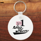 StepMomの数 キーホルダー (正面)