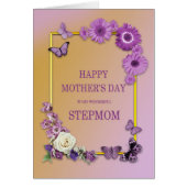 Stepmom母の日の花と蝶 (正面)