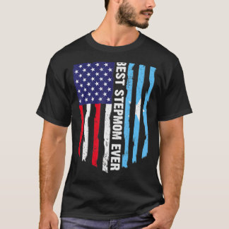 Stepmom 最高の Ever American Somalia国旗のグラフィックMo Tシャツ