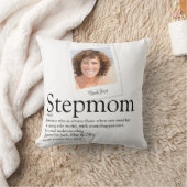 Stepmom Bonus Mom定義写真モダンStepmom Bonus クッション (ブランケット)