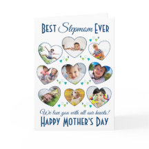 Stepmom Ever 最高の Mother's Dayハート写真