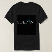 Stepn nft blue Stepnトークン Tシャツ (デザイン正面)