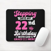 Stepng Into My 22nd Birthday With Gods Grace And M マウスパッド (マウス)