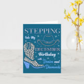 Stepng Into My December Birthday With Denim And Di カード (黄色い花)