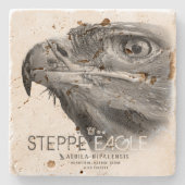 Steppe Eagle ストーンコースター (正面)