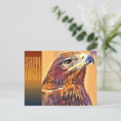 Steppe Eagle [Postcard] ポストカード (スタンド正面)