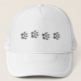 Stepped Into My Heart | Dogs Paw Prints Dog Mama キャップ