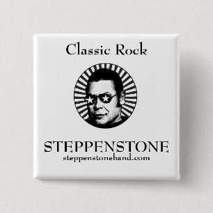 Steppenstoneの星の正方形Pin 缶バッジ