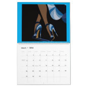 STEPPIN INTO 2026 Calendar カレンダー (3月 2026)