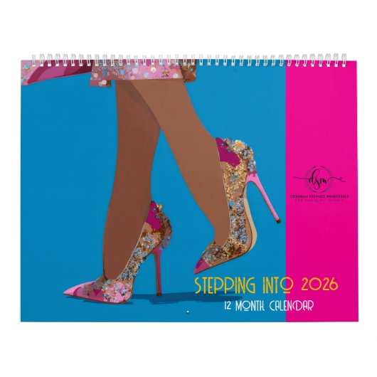 STEPPIN INTO 2026 Calendar カレンダー (カバー)