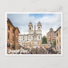 Steps スペインのRome Italyフォトポストカード ポストカード