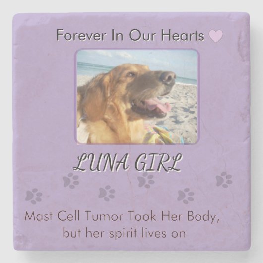 Steps of Her Gentle Spirit ストーンコースター (正面)