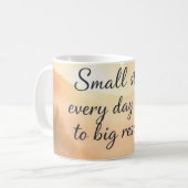 Steps to Success コーヒーマグカップ (正面左)