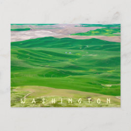 Steptoe Butteから緑のパルーズを越えて ポストカード