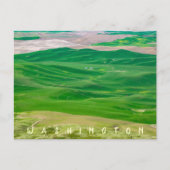 Steptoe Butteから緑のパルーズを越えて ポストカード (正面)