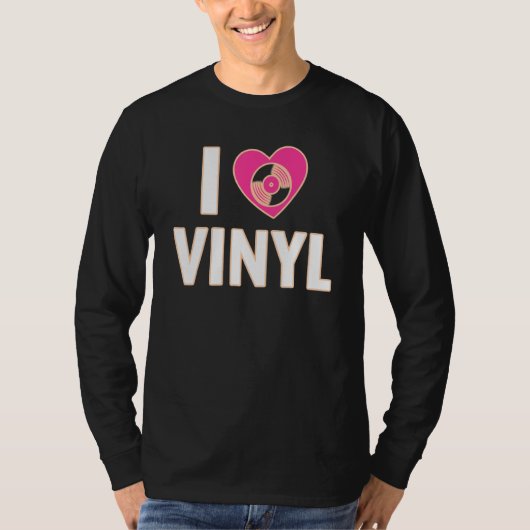 Stereo Vinyl Record Buff Music Disc Player Audio A Tシャツ (正面)