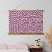 Stereogram 3d Heart Hands design hanging art 吊り下げ型タペストリー (寝室)