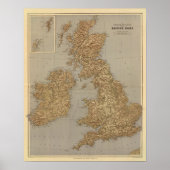Stereographical map, British Isles ポスター (正面)