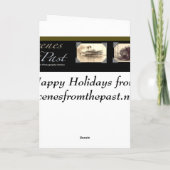 Stereoview -サンタか。  1899年頃 シーズンカード (裏面)