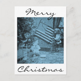 Stereoview - Patriotic Christmas circa 1901 シーズンポストカード