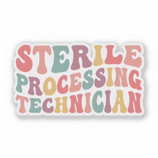 Sterile Processing Technician シール (正面)