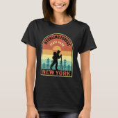 Sterling Forest State Park New York Retro Hiking Tシャツ (正面)