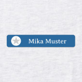 Stern - grau blau - 96 schmale Kinder  ラベル (デザイン2)