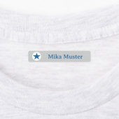 Stern - grau blau - 96 schmale Kinder  ラベル (貼付)