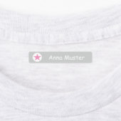 Stern - grau rosa - 96 schmale Kinder  ラベル (貼付)