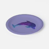 Sterne Galaxis Delphin Stars Galaxy Dolphin ペーパープレート (アングル)