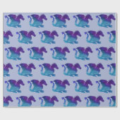 Sterne Galaxis Drache Stars Galaxy Dragon ラッピングペーパー (フラット)