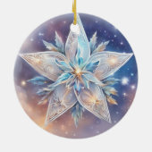 Sternen wasserfarben pastell Gemälde セラミックオーナメント (裏面)