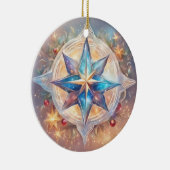 Sternen wasserfarben pastell Gemälde セラミックオーナメント (右)
