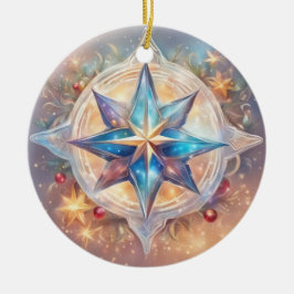  Sternen wasserfarben pastell Gemälde セラミックオーナメント