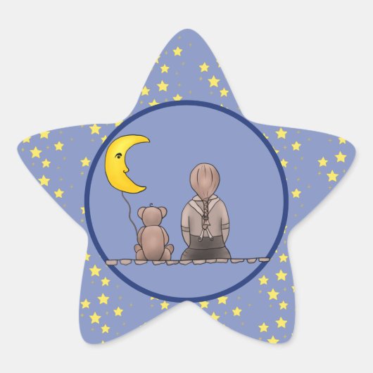 Sternengucker und Sterne  星シール (正面)