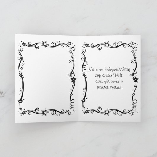 Sternenkinderkarte カード (内部)